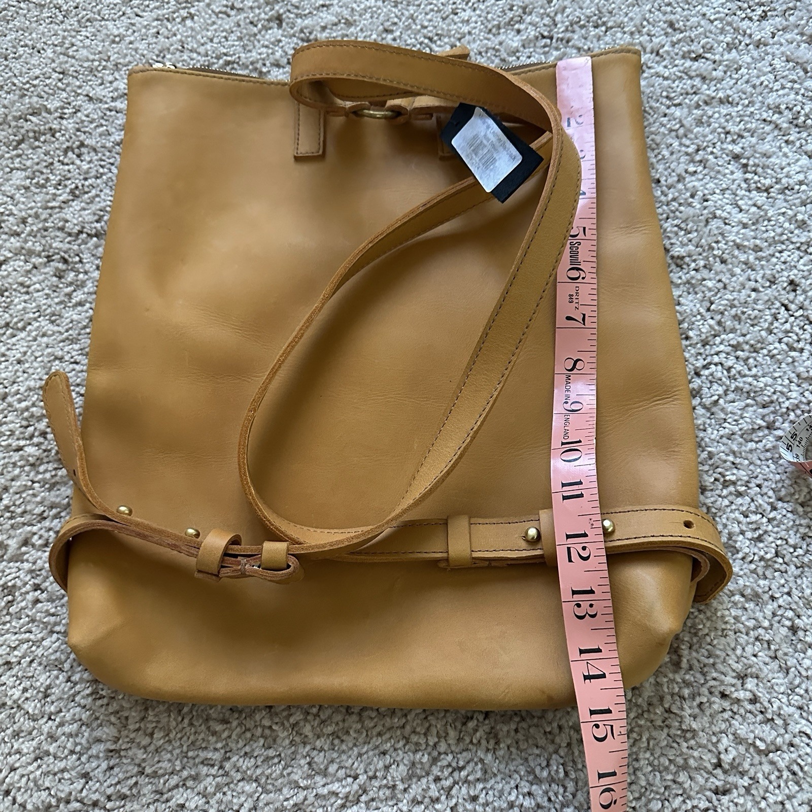 Parker Clay Miramar Leather Women's Backpack Rust Brown — image 8 of 8
